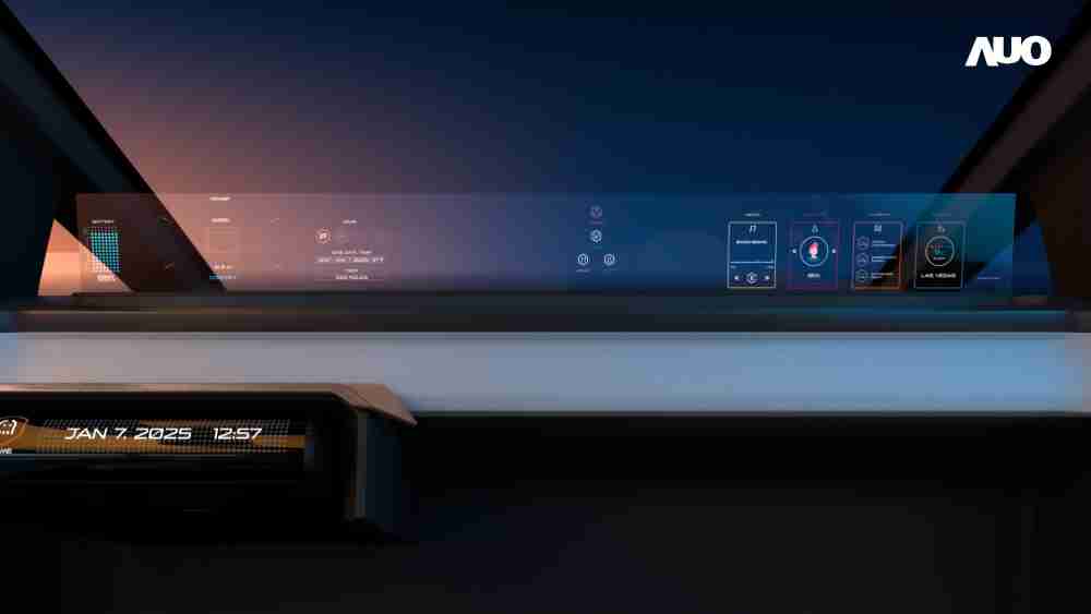 尊龙集团无界透明显示接口(Horizon Image Glass)透过车运算方案整合仪表板、、、、中控台及副驾显示器，，，，一体式全景呈现，，提供乘用者清晰的前方视野、、行车必要信息与娱乐功能